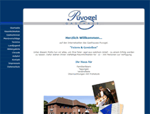 Tablet Screenshot of gasthaus-puvogel.de